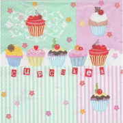 CREATIV САЛФЕТКИ ЗА ДЕКУПАЖ 3 СЛОЯ - CUPCAKES