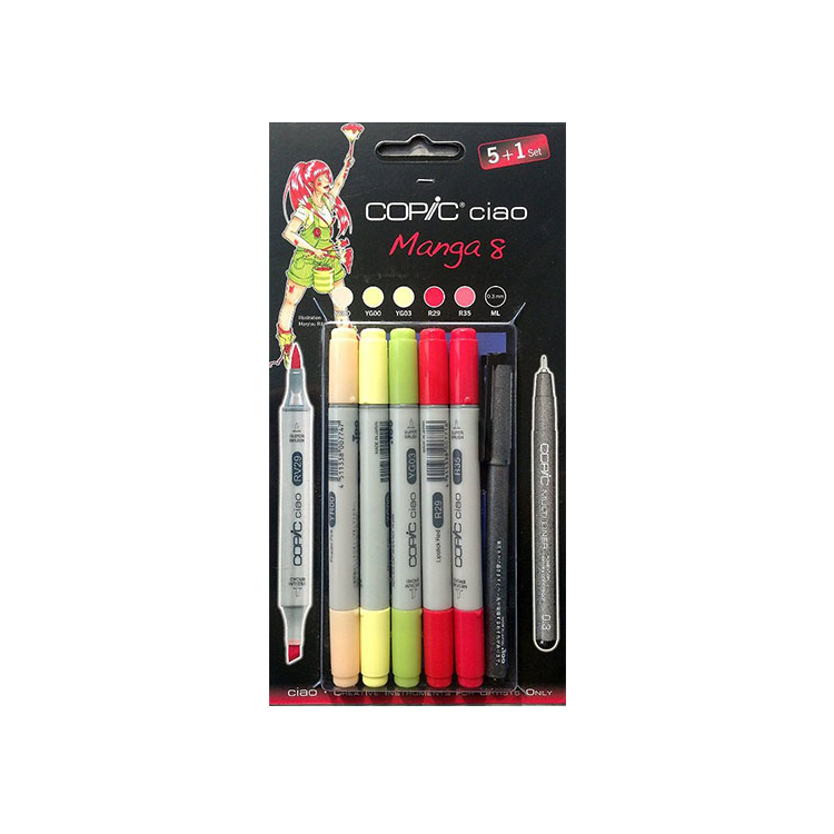 220568 COPIC CIAO КОМПЛЕКТ - 5+1 MANGA SET # 8 - Изображение 1