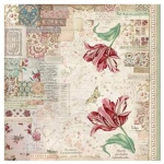 STAMPERIA SPRING BOTANIC ДЕКУПАЖНА ХАРТИЯ 50/50 - DFT340