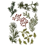 SIZZIX THINLITS ЩАНЦИ ЗА ИЗРЯЗВАНЕ - HOLIDAYS GREENS, MINI