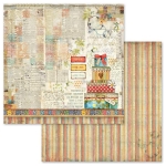 STAMPERIA CHRISTMAS PATCHWORK КАРТОН 30,5/30,5 СМ - SBB571