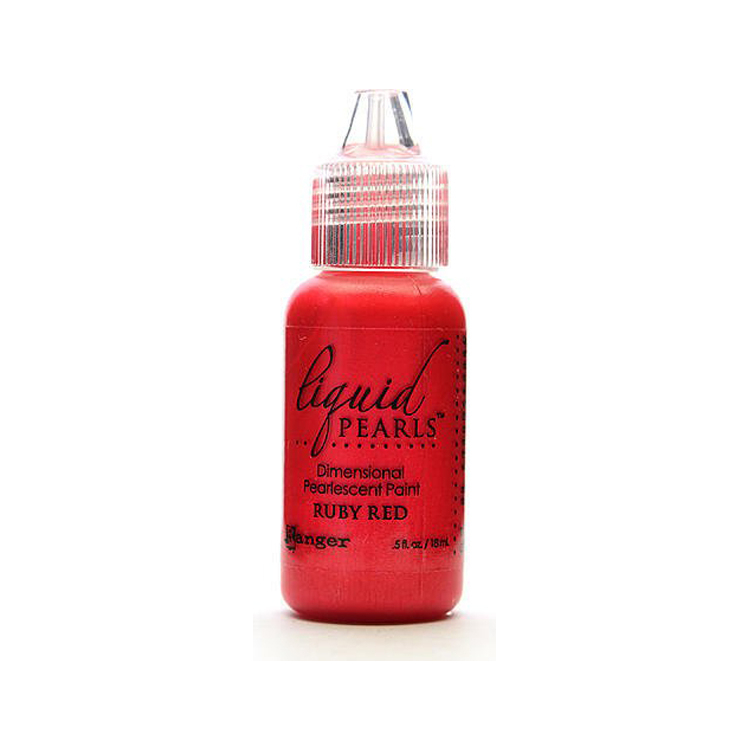 ranger RUBY RED RANGER LIQUID PEARLS ПЕРЛЕНА БОЯ 18 МЛ - RUBY RED - Изображение 1