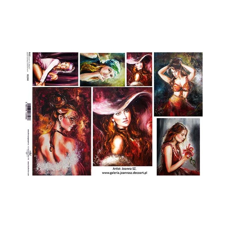 ITD COLLECTION ДЕКУПАЖНА ОРИЗОВА ХАРТИЯ А4 - R1244 - Изображение 1