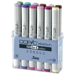 COPIC SKETCH КОМПЛЕКТ - 12 ЦВ SET EX-5