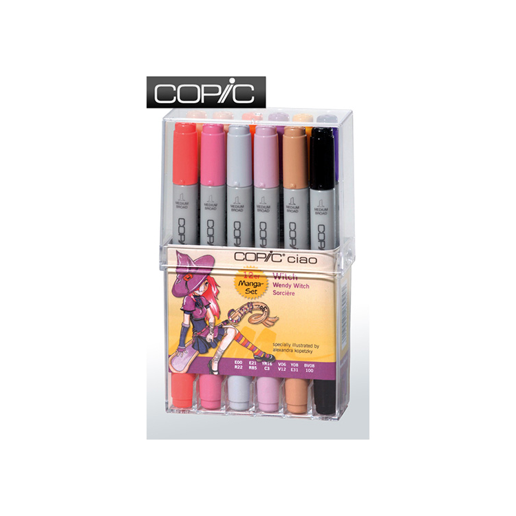COPIC КОМПЛЕКТ - 12 ЦВ. MANGA SET - Изображение 1