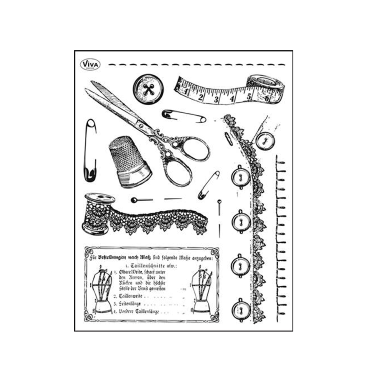 VIVA DECOR СИЛИКОНОВИ ПЕЧАТИ - TAILORING - Изображение 1
