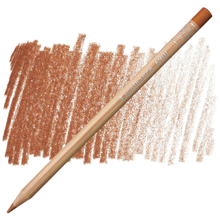 690077 CARAN D'ACHE ЦВЕТНИ МОЛИВИ LUMINANCE - BURNT OCHRE 077 - Изображение 1