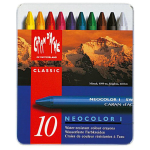 CARAN D'ACHE ВОСЪЧНИ ПАСТЕЛИ NEOCOLOR I КОМПЛЕКТ 10 ЦВ
