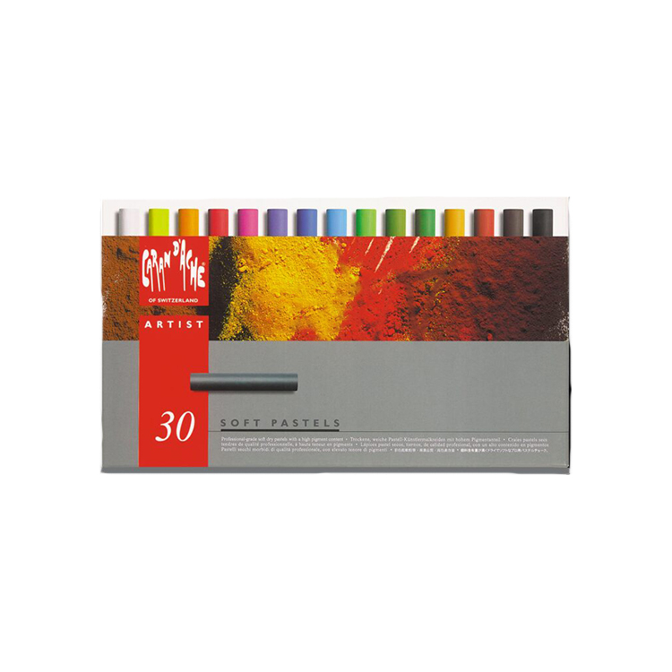 720430 CARAN D'ACHE СУХИ ПАСТЕЛИ SOFT PASTELS КОМПЛЕКТ 30 ЦВ - Изображение 1