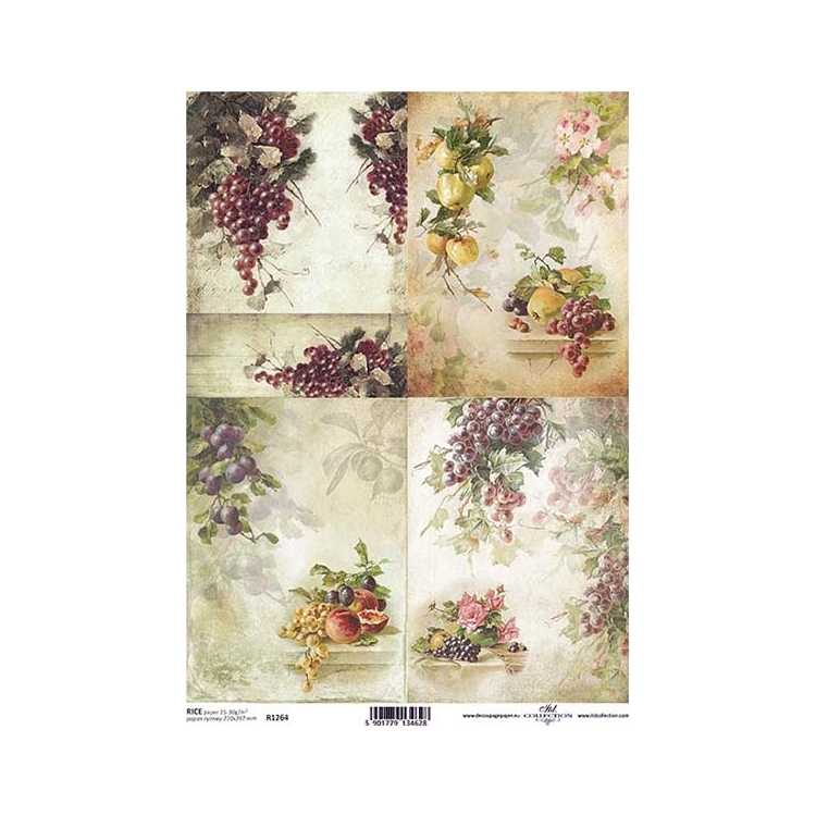 1264 ITD COLLECTION ДЕКУПАЖНА ОРИЗОВА ХАРТИЯ А4 - R1264 - Изображение 1