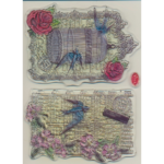 VIVA DECOR СИЛИКОНОВИ ПЕЧАТИ - BIRDCAGE & SWALLOWS