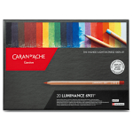 CARAN D'ACHE ЦВЕТНИ МОЛИВИ LUMINANCE КОМПЛЕКТ 20 ЦВ - Изображение 2