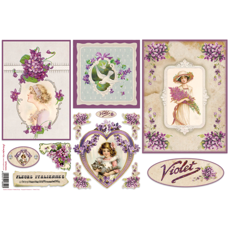 712570-107069 STAMPERIA ДЕКУПАЖНА ОРИЗОВА ХАРТИЯ 48/33 - DFS257 - Изображение 1