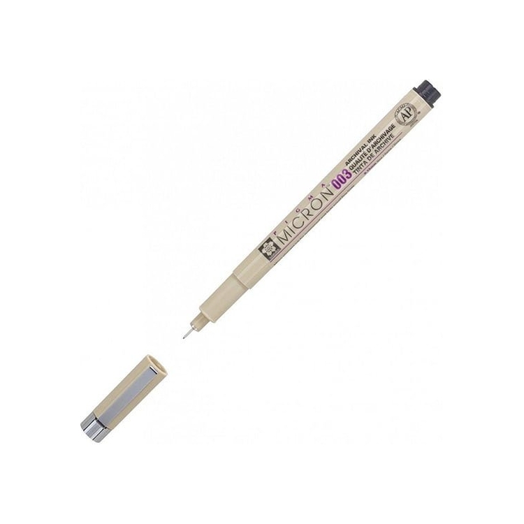 003490 SAKURA PIGMA MICRON ТЪНКОПИСЕЦ 003 BLACK - XSDK003#49 - Изображение 1