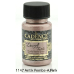CADENCE ТЕКСТИЛНА БОЯ МЕТАЛИК DORA 50 МЛ.- ANTIQUE PINK 1147