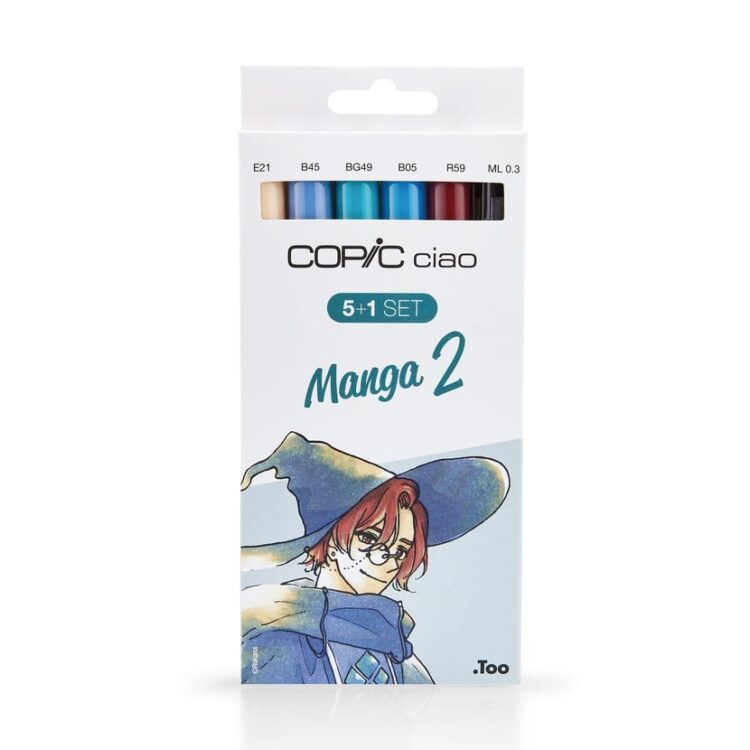 220557 COPIC CIAO КОМПЛЕКТ - 5+1 MANGA SET # 2 - Изображение 1