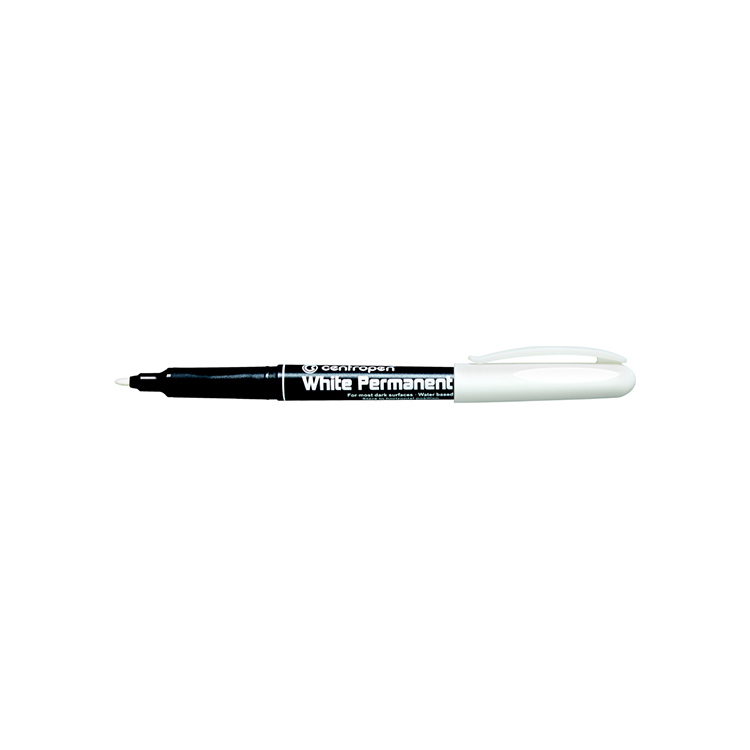 268600 CENTROPEN WHITE PERMANENT MARKER 2686 - Изображение 1