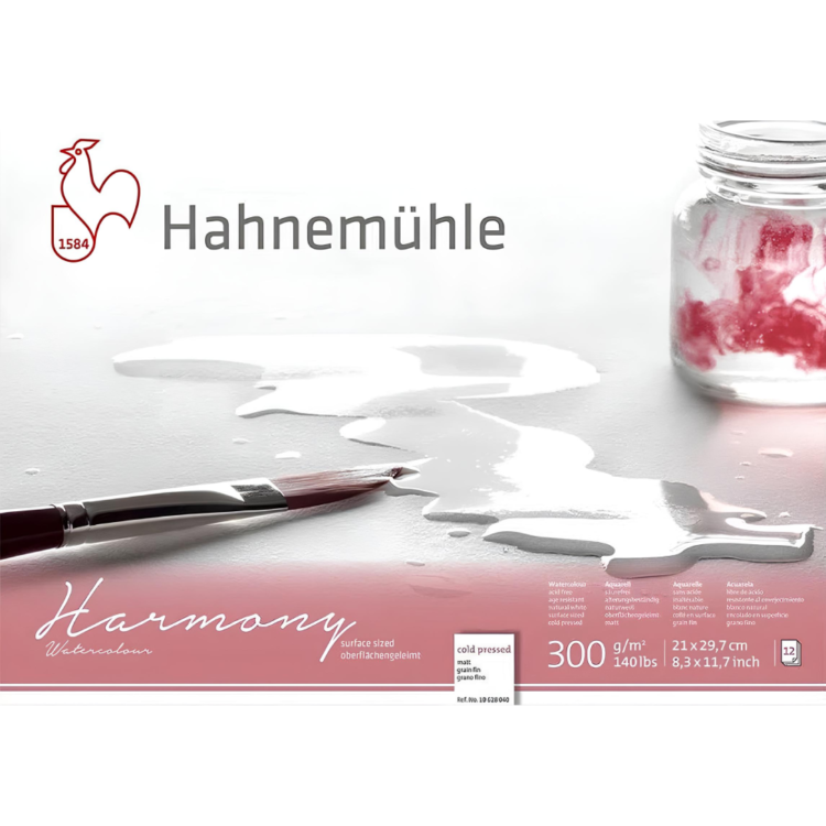 HAHNEMUHLE СКИЦНИК HARMONY 21/29,7 СМ, 300 ГР, 12 Л. - Изображение 1
