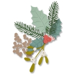 SIZZIX THINLITS ЩАНЦИ ЗА ИЗРЯЗВАНЕ - WINTER FOLIAGE
