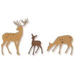 SIZZIX THINLITS ЩАНЦИ ЗА ИЗРЯЗВАНЕ - WOODLAND DEER