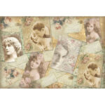 STAMPERIA LOVE POSTCARD ДЕКУПАЖНА ХАРТИЯ 48/33 - DFS353