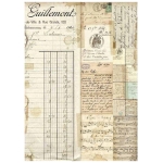 STAMPERIA MANUSCRIPTS ДЕКУПАЖНА ОРИЗОВА ХАРТИЯ А4 - DFSA4322