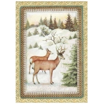 STAMPERIA WINTER BOTANIC ДЕКУПАЖНА ХАРТИЯ А4 - DFSA4328