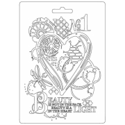 STAMPERIA HEART SOFT MOULD A5 K3PTA506