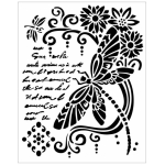 STAMPERIA MEDIA STENCIL - ШАБЛОН 20 Х 25 СМ - KSTD035