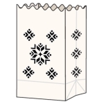 FOLIA ХАРТ. ФЕНЕРИ NORWEGIAN PATTERN 100 ГР. 19/11/7 СМ - Изображение 2