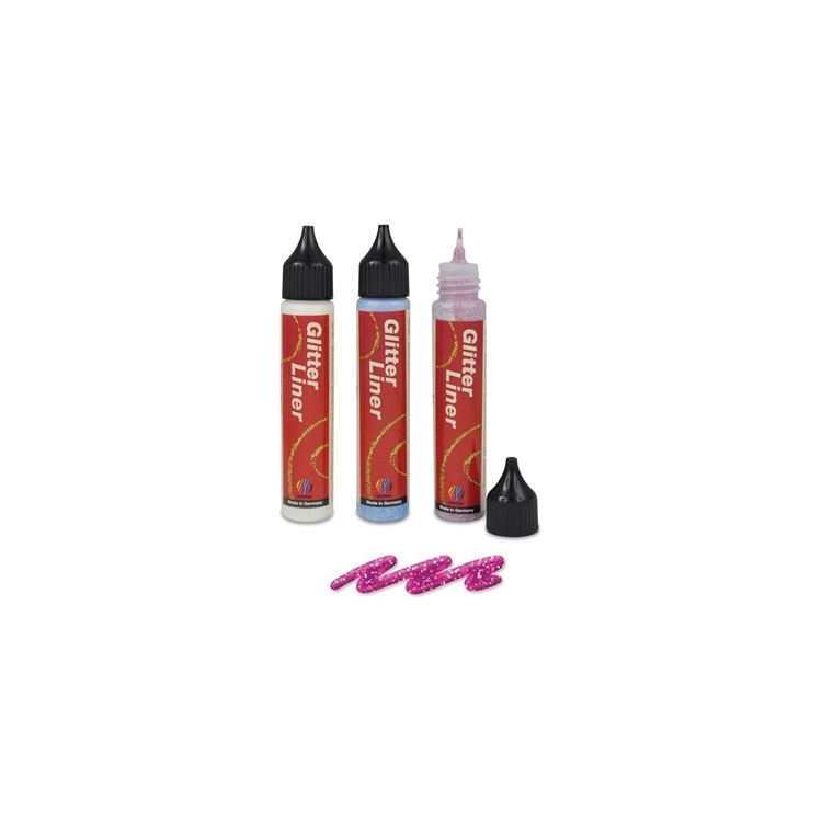 NERCHAU GLITTER LINER 28 МЛ - РОЗОВ - Изображение 2