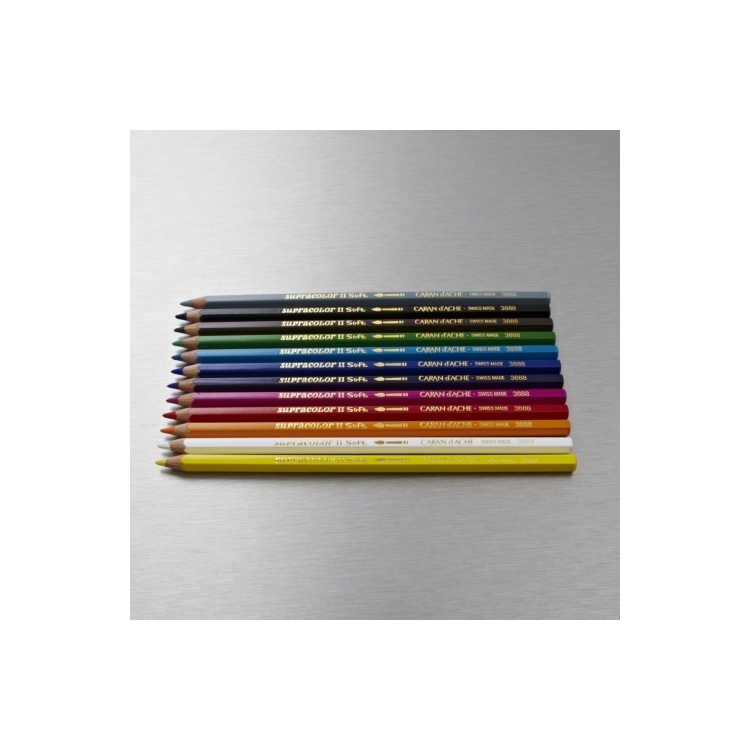 CARAN D'ACHE АКВАРЕЛНИ МОЛИВИ SUPRACOLOR КОМПЛЕКТ 12 ЦВ - Изображение 2