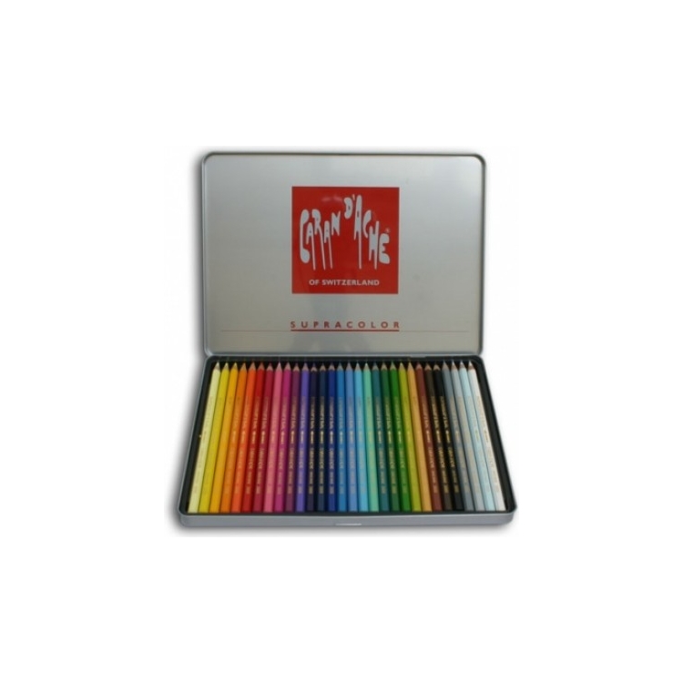CARAN D'ACHE АКВАРЕЛНИ МОЛИВИ SUPRACOLOR КОМПЛЕКТ 30 ЦВ - Изображение 2