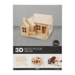 CREATIV 3D ДЪРВЕН ПЪЗЕЛ КЪЩА 57875 - Изображение 2