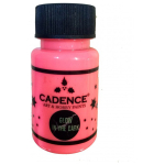 CADENCE АКРИЛНА БОЯ СВЕТЕЩА НА ТЪМНО 50 МЛ - PINK 579