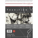 HAHNEMUHLE СКИЦНИК TRADITION 100 GSM, 30/42 CM, 50 ЛИСТА