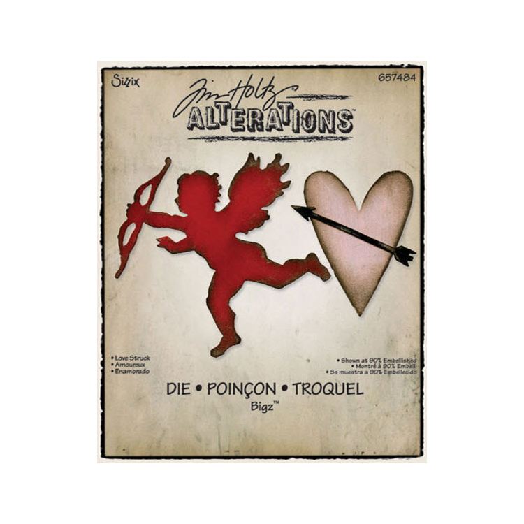 SIZZIX BIGZ ЩАНЦИ ЗА ИЗРЯЗВАНЕ - LOVE STRUCK - Изображение 2