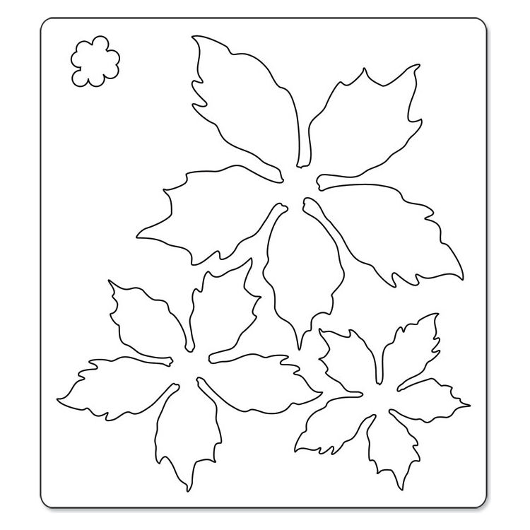 SIZZIX BIGZ ЩАНЦИ ЗА ИЗРЯЗВАНЕ - TATTERED POINSETTIA - Изображение 4