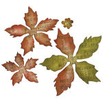 SIZZIX BIGZ ЩАНЦИ ЗА ИЗРЯЗВАНЕ - TATTERED POINSETTIA - Изображение 2