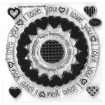 SIZZIX FRAMELITS ЩАНЦИ ЗА ИЗРЯЗВАНЕ - I LOVE YOU - Изображение 3