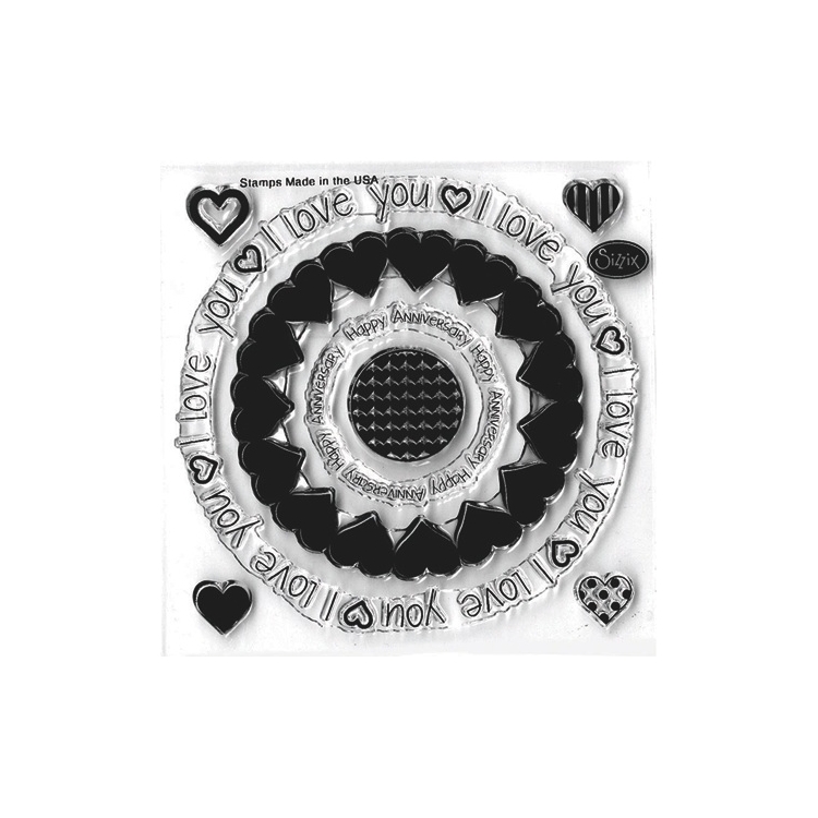 SIZZIX FRAMELITS ЩАНЦИ ЗА ИЗРЯЗВАНЕ - I LOVE YOU - Изображение 3