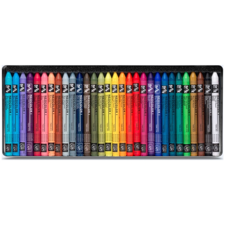 CARAN D'ACHE ВОСЪЧНИ ПАСТЕЛИ NEOCOLOR I КОМПЛЕКТ 30 ЦВ - Изображение 2
