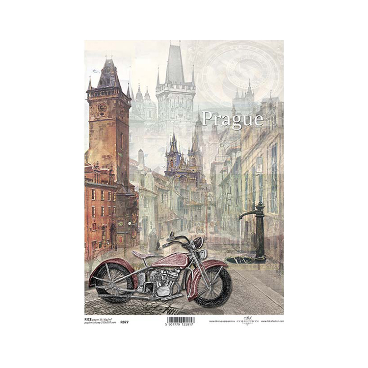 ITD COLLECTION ДЕКУПАЖНА ОРИЗОВА ХАРТИЯ А4 - R0877 - Изображение 1