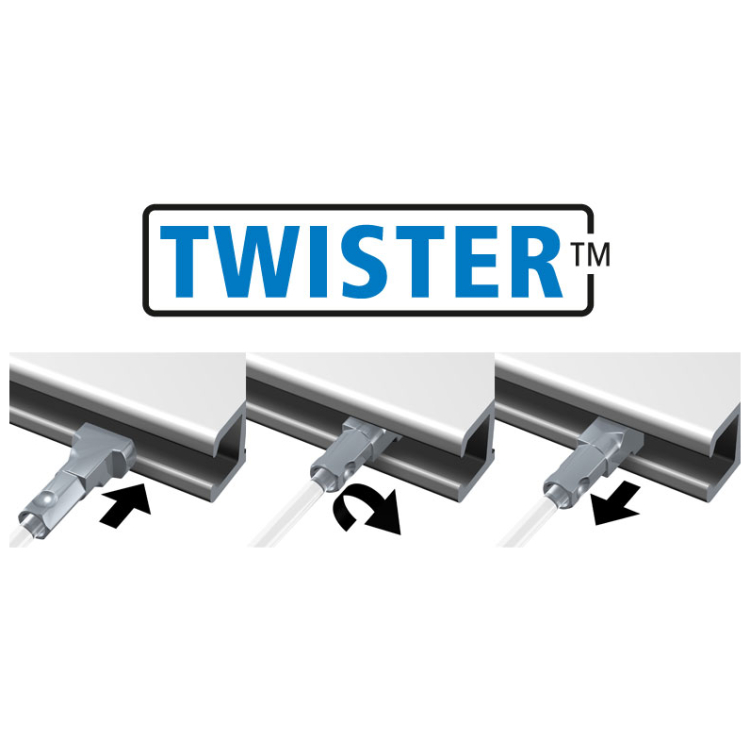 ARTI TEQ МЕТАЛНА КОРДА TWISTER  1,8 MMS 250 CMS P\PC - Изображение 2