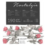 HAHNEMUHLE СКИЦНИК NOSTALGIE 190 GSM, 29.7/42 CM, A3, 50 Л