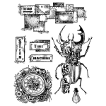 STAMPERIA MECHANICAL FANTASY STAMPS - ГУМЕНИ ПЕЧАТИ WTKAT01