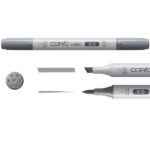 COPIC CIAO КОМПЛЕКТ - 5+1 СИВИ ТОНОВЕ COOL GREY - Изображение 5