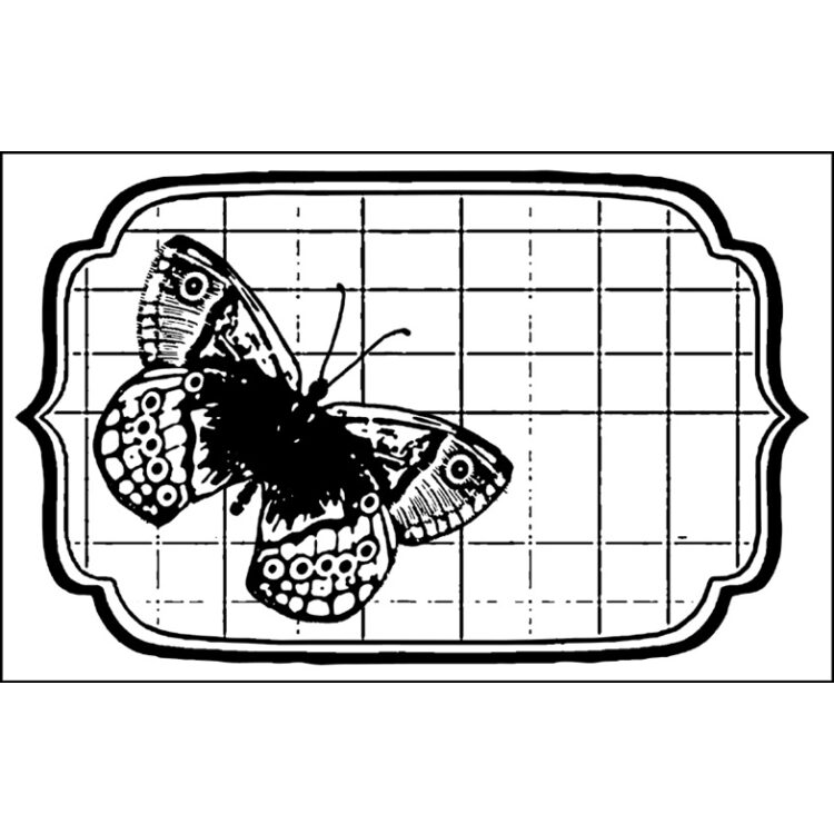 buterfly STAMPERIA HIGH DEFINITION STAMPS - ГУМЕНИ ПЕЧАТИ WTKCC05 - Изображение 1