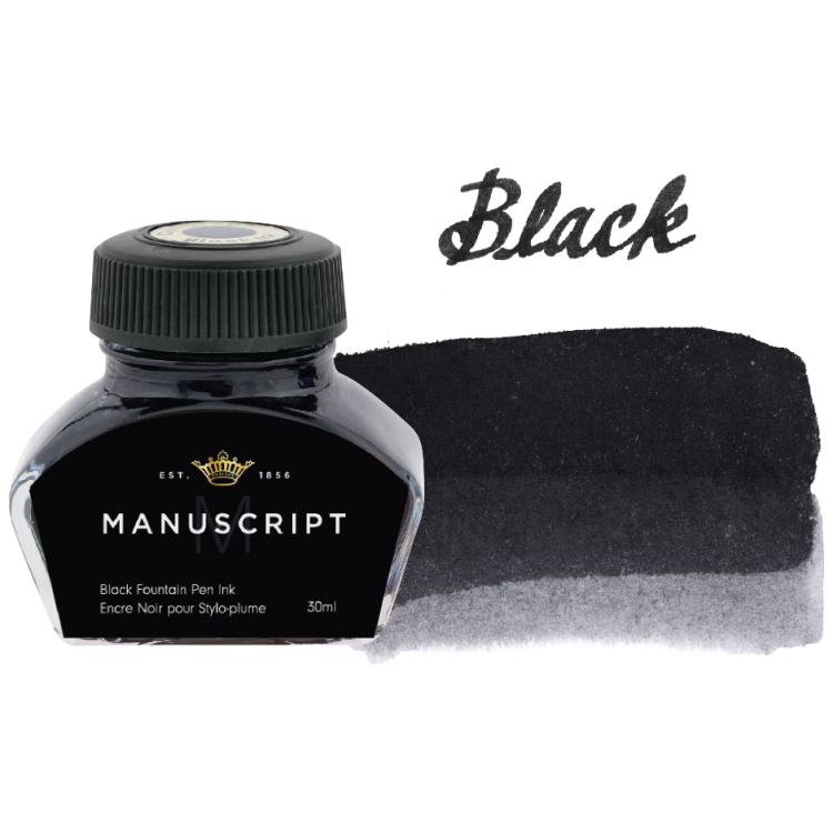 MANUSCRIPT КАЛИГРАФСКИ ТУШ ЧЕРЕН 30 МЛ МС0201СВ - Изображение 2