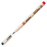 SAKURA PIGMA BRUSH PEN RED XSDK-BR#19